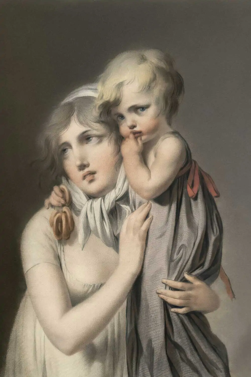 Title: Eine junge Frau mit einem Kind auf dem Arm / Creator: Louis-Léopold Boilly